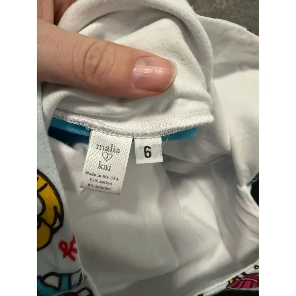 Malia + Kai Hello Kitty Disney Princess Twirl Dress Sz 6